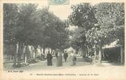 14 Calvado / CPA FRANCE 14 "Saint Aubin sur Mer, avenue de la gare"