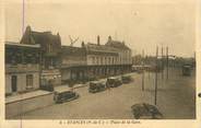 62 Pa De Calai / CPA FRANCE 62 "Etaples, place de la gare"