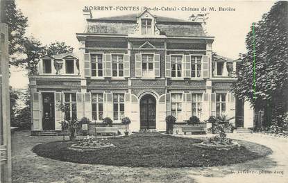 / CPA FRANCE 62 "Norrent Fontes, château de M Bavière"