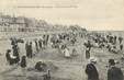 / CPA FRANCE 14 "Saint Aubin sur Mer, sur la plage, concours de forts de sable"