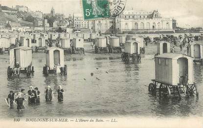 / CPA FRANCE 62 "Boulogne sur Mer, l'heure du bain "