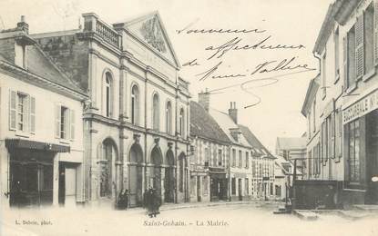 / CPA FRANCE 02 "Saint Gobain, la mairie"