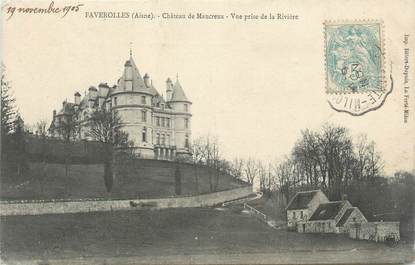 / CPA FRANCE 02 "Faverolles, château de Maucreux"