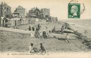 14 Calvado / CPA FRANCE 14 "Saint Aubin sur Mer , la plage"