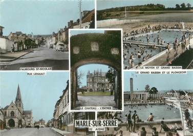 / CPSM FRANCE 02 "Marle Sur Serre"