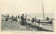 14 Calvado / CPA FRANCE 14 "Saint Aubin sur Mer , départ pour la promenade"