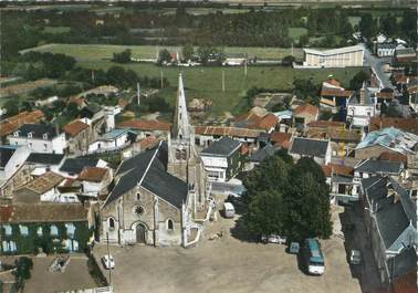 / CPSM FRANCE 79 "Bouillé Loretz, vue aérienne"