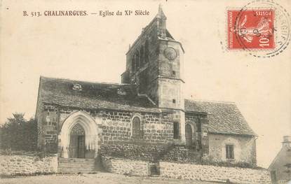 / CPA FRANCE 63 "Chalinargues, l'église"