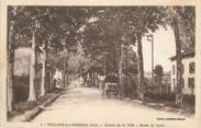 01 Ain CPA FRANCE 01 " Villars les Dombes, route de Lyon "