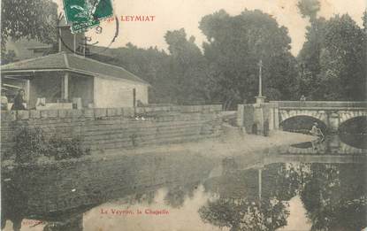 CPA FRANCE 01 " Leymiat, lavoir "