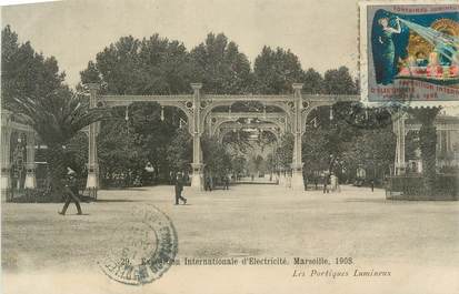 CPA FRANCE 13 " Marseille, exposition internationale d’électricité 1908 "