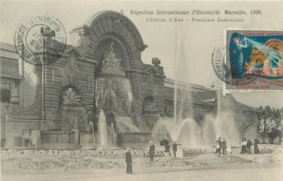 CPA FRANCE 13 " Marseille, exposition internationale d’électricité 1908 "
