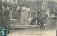92 Haut De Seine CPA FRANCE 92 " Asnières, inondations janvier 1910 "