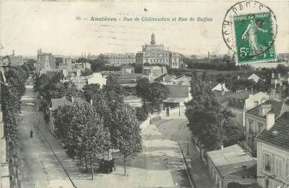 CPA FRANCE 92 " Asnières, rue de Châteaudun, rue de Buffon "