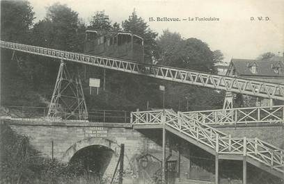 CPA FRANCE 92 " Meudon, le funiculaire "