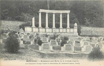 CPA FRANCE 92 " Meudon, monument aux morts "