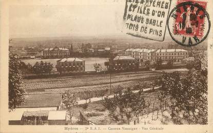 / CPA FRANCE 83 "Hyères, caserne Vassoigne, vue générale"