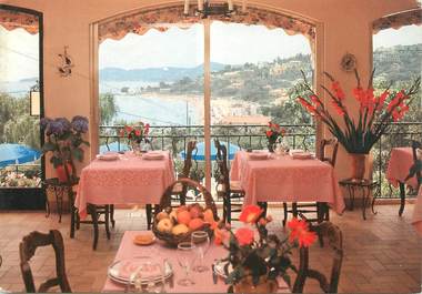 / CPSM FRANCE 83 "Le Lavandou, hôtel restaurant Belle Vue"