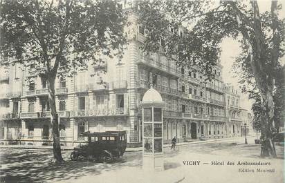 / CPA FRANCE 03 "Vichy, hôtel des ambassadeurs" / AUTOMOBILE