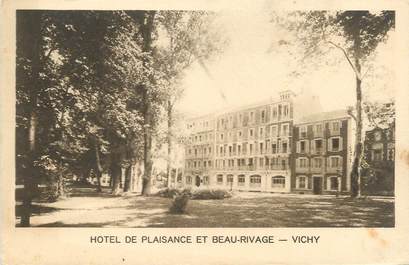 / CPA FRANCE 03 "Vichy, hôtel de plaisance et beau rivage"