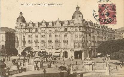 / CPA FRANCE 06 "Nice, hôtel Ruhl "