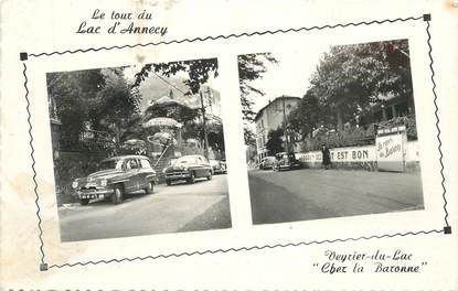 CPSM FRANCE 74 "Veyrier du Lac, Restaurant Chez la Baronne"