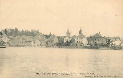 CPA FRANCE 74 "Place du Pont Nernier"