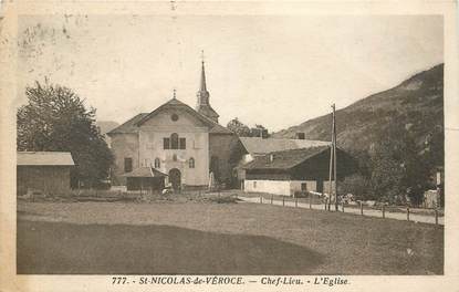 CPA FRANCE 74 "Saint Nicolas de Véroce"