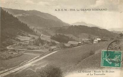 CPA FRANCE 74 "Le Villaret, rte de Saint Jean et la Tournette"