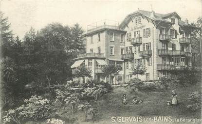 CPA FRANCE 74 "Saint Gervais les Bains, La Bérangère"