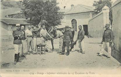 / CPA FRANCE 84 "Orange, infirmier Vétérinaire du 15ème escadron du train"