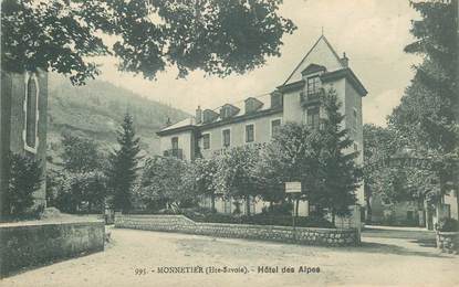 CPA FRANCE 74 "Monnetier, Hotel des Alpes"