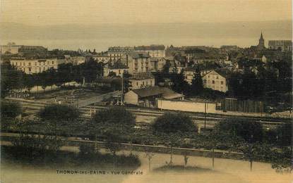 CPA FRANCE 74 "Thonon les Bains"