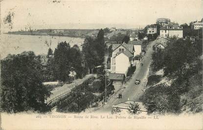 CPA FRANCE 74 "Thonon les Bains, rte de Rive"