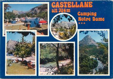 CPSM FRANCE 04 "Castellane, camping Notre Dame"