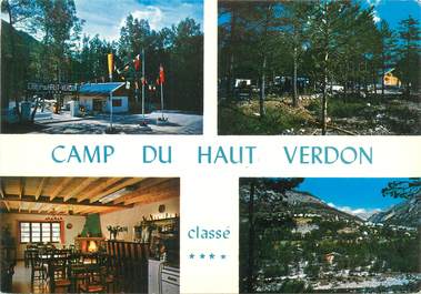 CPSM FRANCE 04 "Villars Comars, Camp du Haut Verdon"