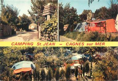 CPSM FRANCE 06 "Cagnes sur Mer, camping Saint Jean"