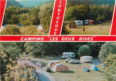 CPSM FRANCE 06 "Lantosque, camping les Deux rives"