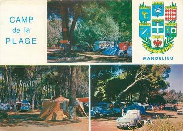 CPSM FRANCE 06 "Mandelieu, camp de la Plage" / CAMPING