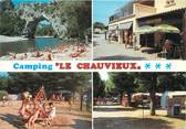 07 Ardeche CPSM FRANCE 07 "Vallon Pont d'Arc, camping le Chauvieux"