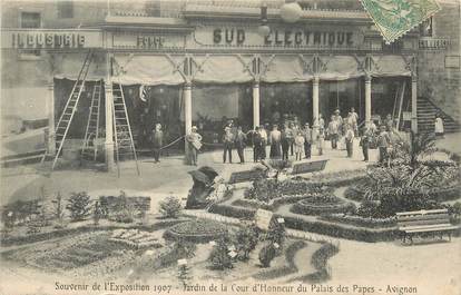 / CPA FRANCE 84 "Avignon, souvenir de l'exposition 1907"