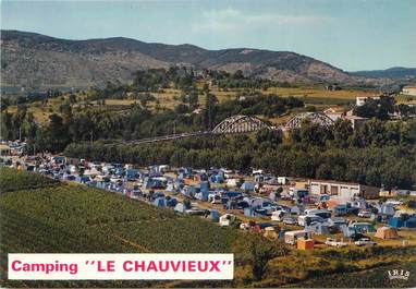 CPSM FRANCE 07 "Salavas, camping Le Chauvieux"
