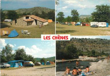 CPSM FRANCE 07 "Les Vans, camping Les Chênes"