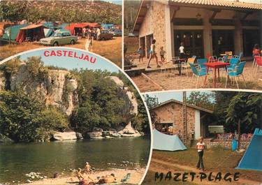 CPSM FRANCE 07 "Mazet plage, Casteljau"