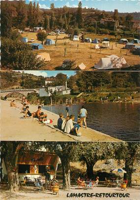 CPSM FRANCE 07 "Lamastre en Vivarais" / CAMPING