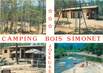 CPSM FRANCE 07 "Joyeuse, camping Bois Simonet"