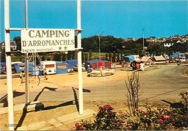 CPSM FRANCE 14 "Arromanches, le camping"