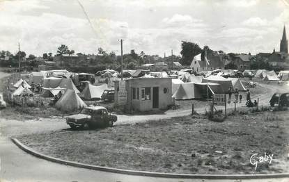 CPSM FRANCE 14 "Bernières sur Mer, la camping" / AUTOMOBILE