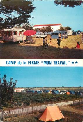CPSM FRANCE 17 "Le Château d'Oléron, camp de la ferme mon travail"