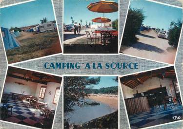 CPSM FRANCE 17 "Vaux sur Mer, camping à la source"